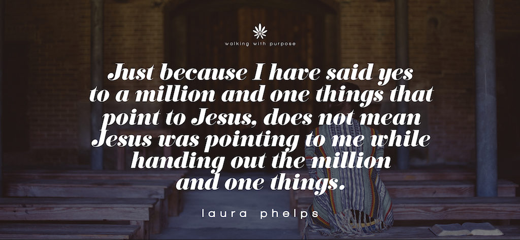 Walking with Purpose Bible study