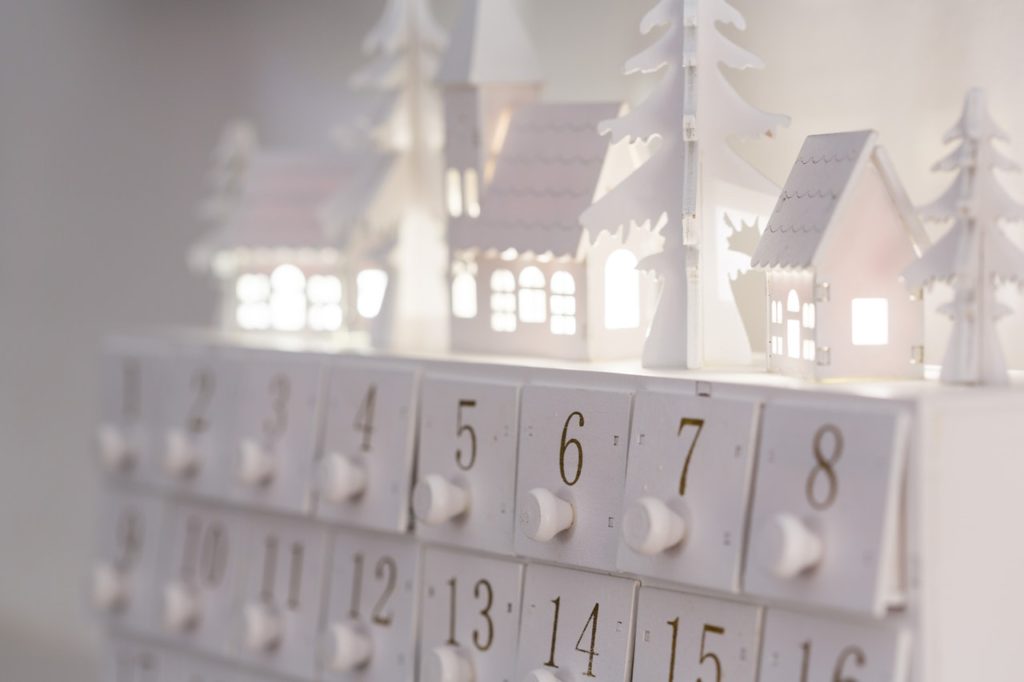 advent calendar In our personal Advent calendar houses, the reminders of His love are handpicked for His precious daughters.