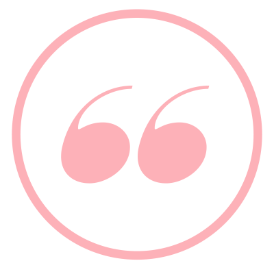 Pink Circle Quote